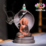 Porte-encens Bouddha serpent | magique encens